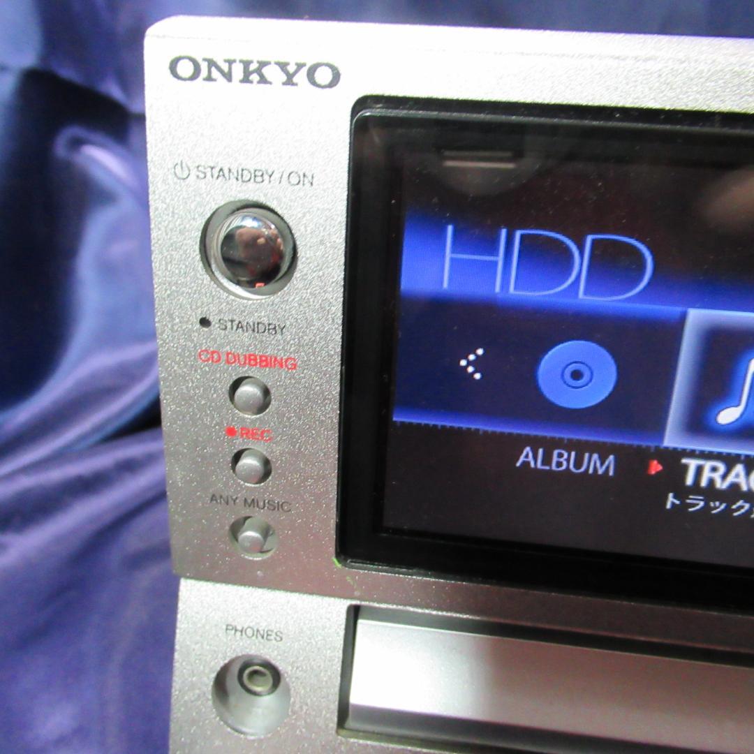 ONKYO BR-NX10 ／CD/HDDアンプ／純正リモコン付き 稼動美品
