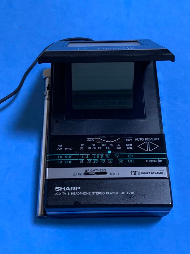 SHARP JC-TV10 TV & カセットプレーヤー