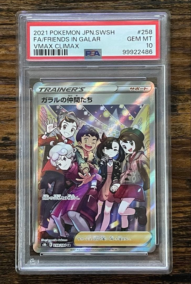 《PSA10》ガラルの仲間たち SR S8b VMAXクライマックス