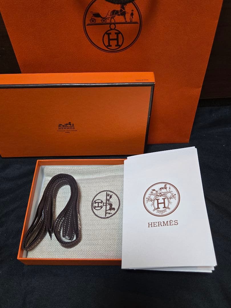 【付属品完備】エルメス ベアンクラシック ブルーインディゴ R刻印 高島屋