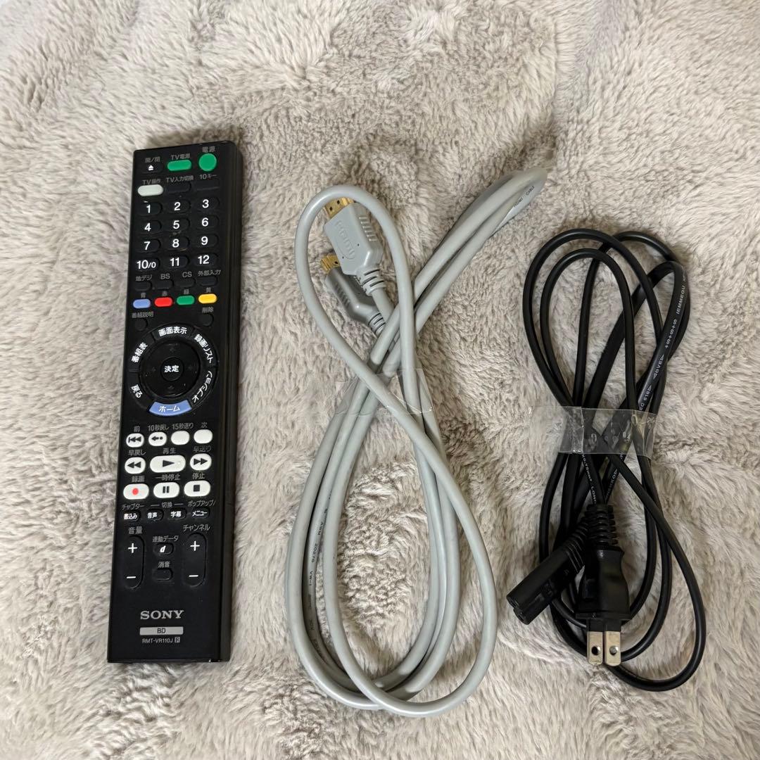 【美品】SONY BDZ-ZT1000 ブルーレイ/DVD/録画レコーダー