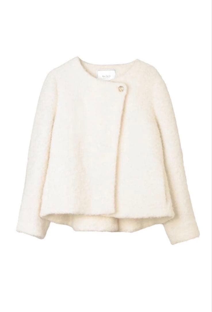 定価36000円Herlipto❤︎EliseBoucle Peplum Coat