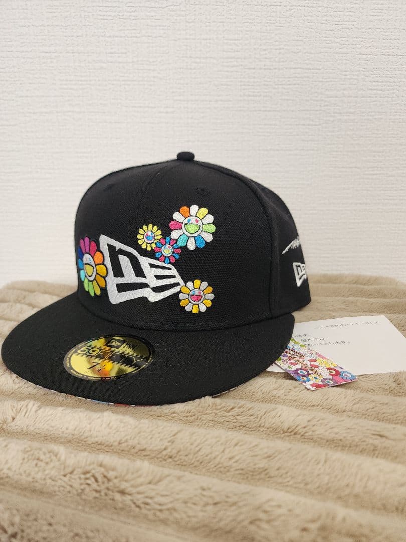 NEW ERA 村上隆 59FIFTY 花柄キャップ 7 1/4