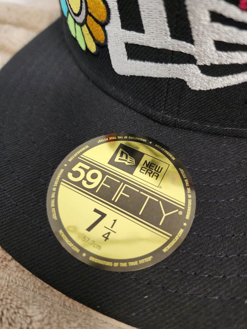 NEW ERA 村上隆 59FIFTY 花柄キャップ 7 1/4
