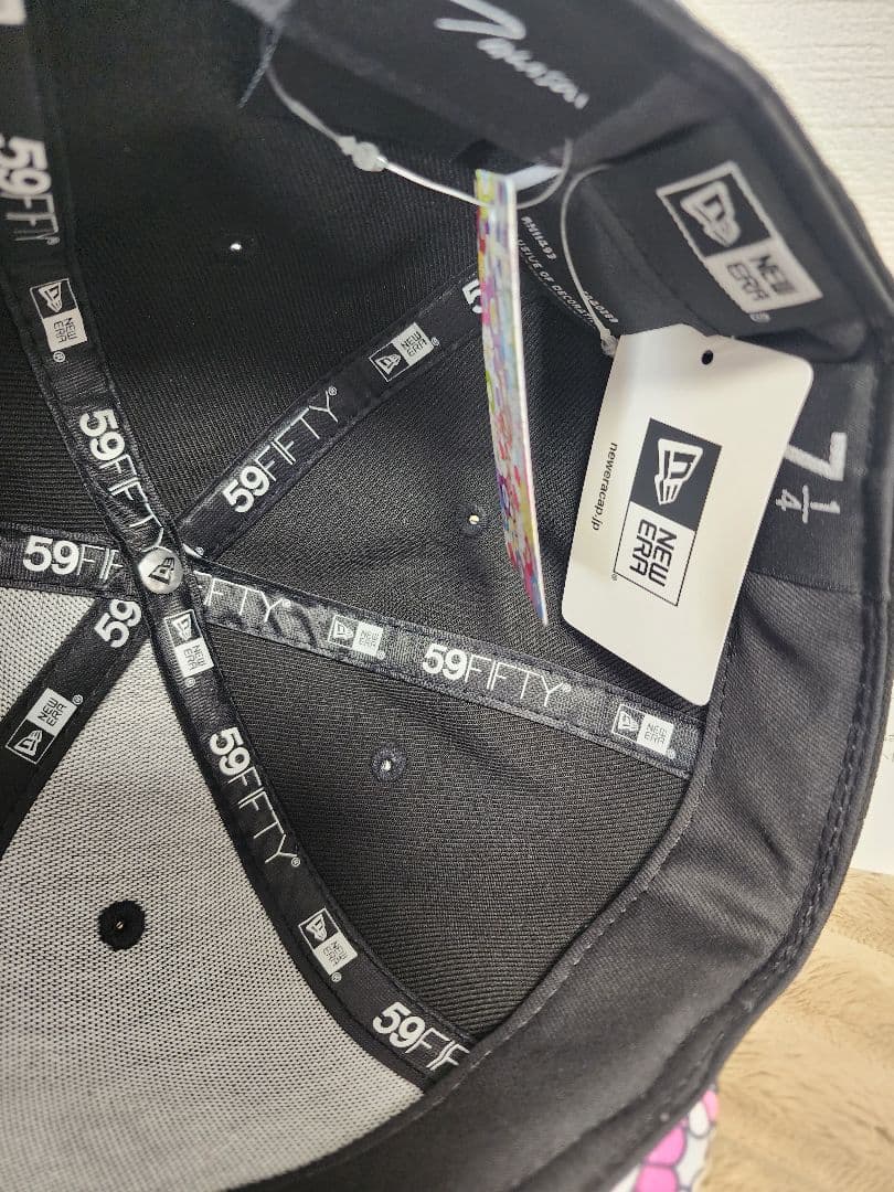 NEW ERA 村上隆 59FIFTY 花柄キャップ 7 1/4