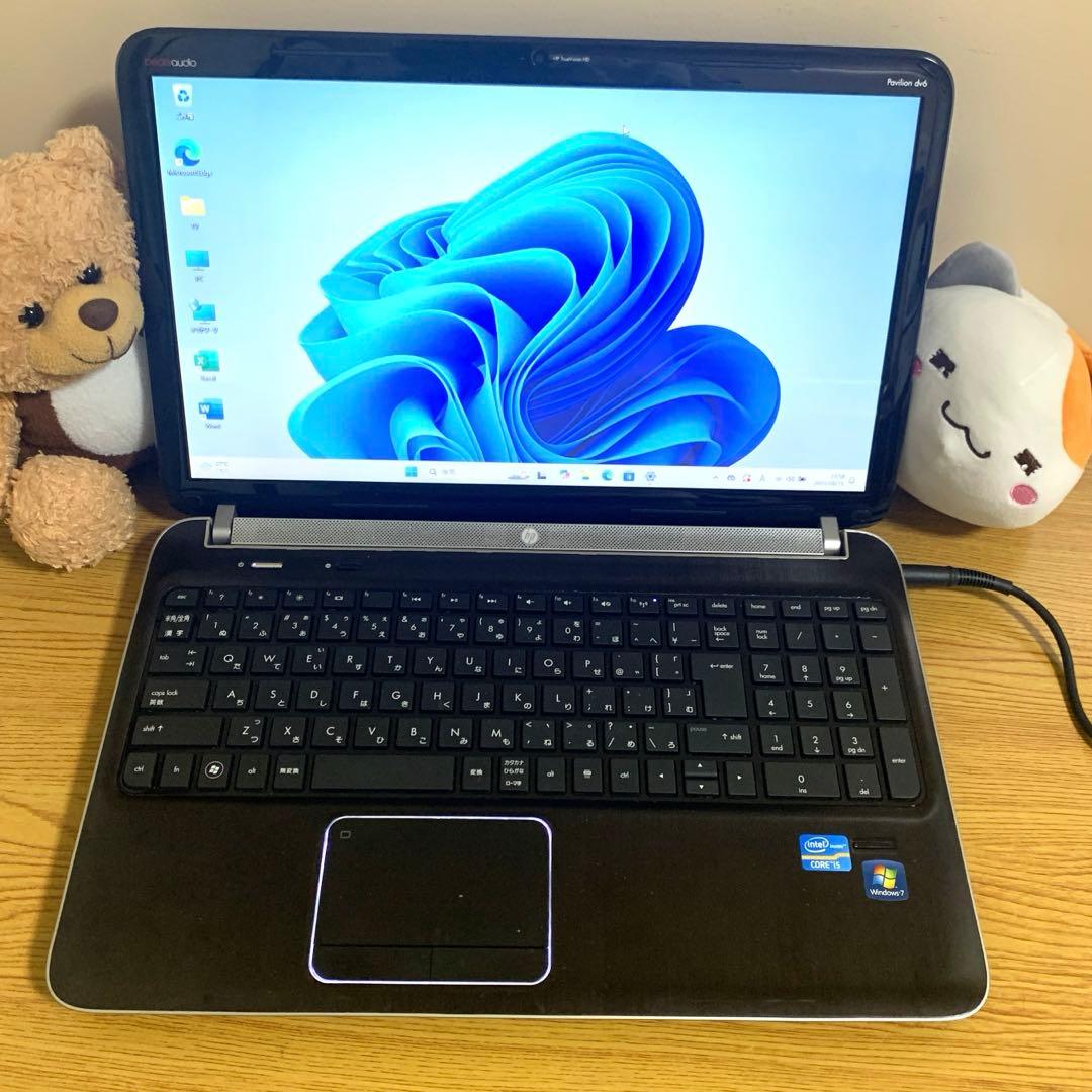 HP ノートPC i5/8GBSSD120GB:2024 office