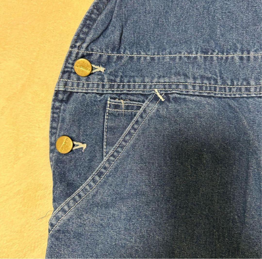 Carhartt デニムオーバーオール 32×34 メンズL アメリカ製