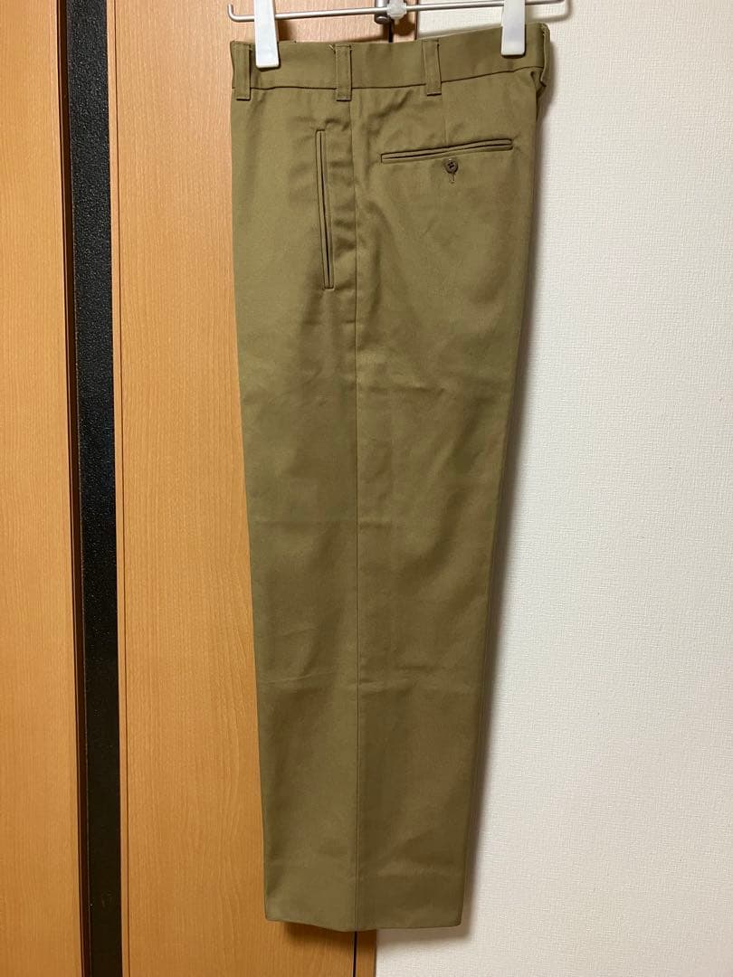パンツ H BEAUTY&YOUTH WIDE CHINO trousers