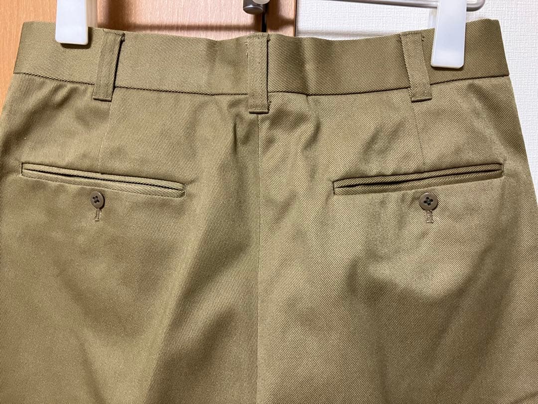 パンツ H BEAUTY&YOUTH WIDE CHINO trousers