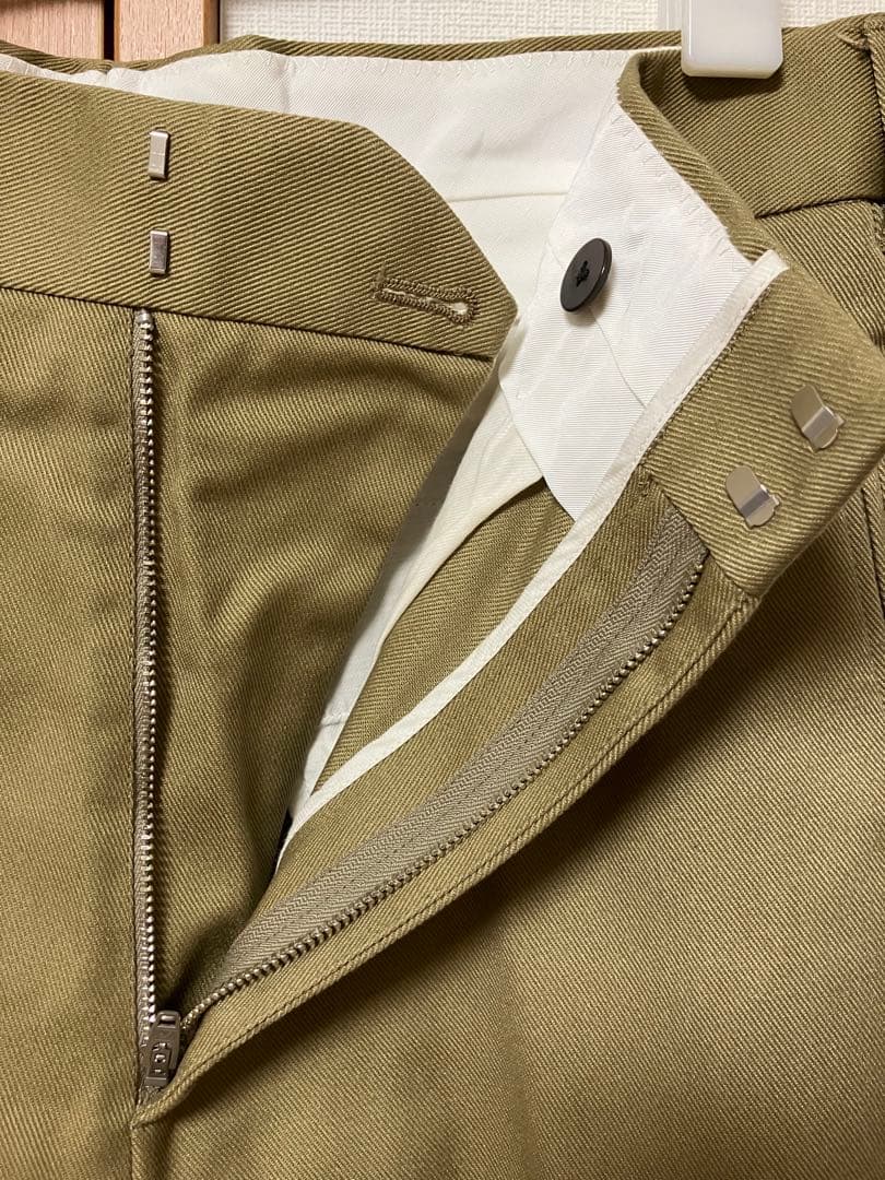 パンツ H BEAUTY&YOUTH WIDE CHINO trousers