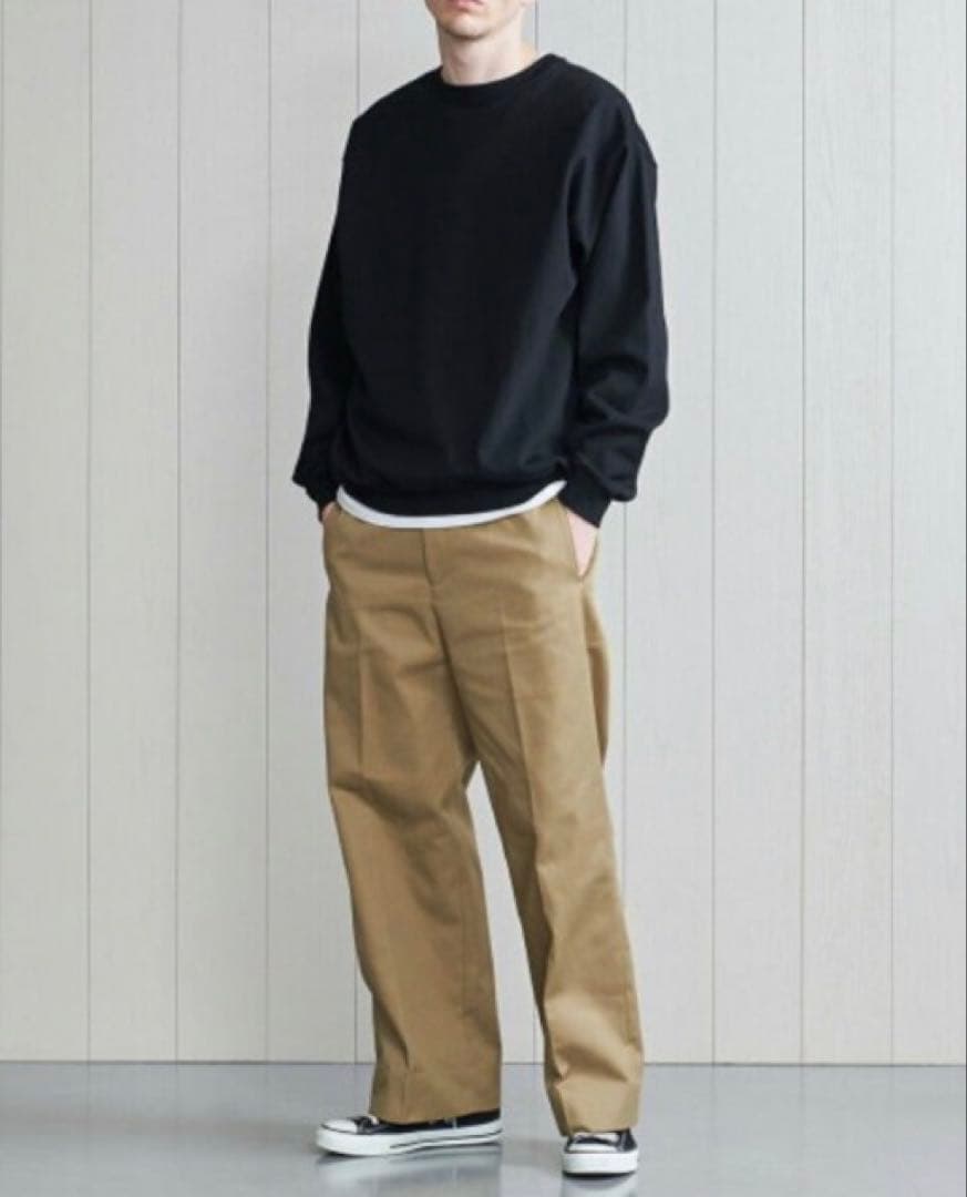 パンツ H BEAUTY&YOUTH WIDE CHINO trousers