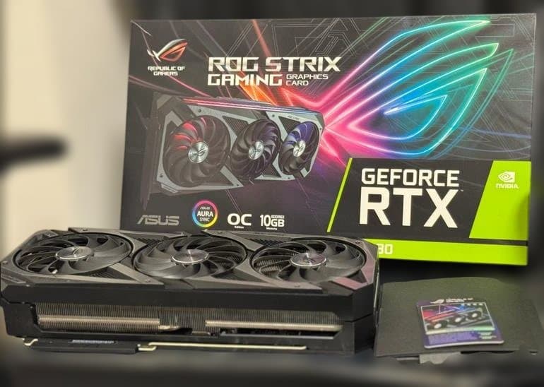 グラフィックボード・グラボ・ビデオカード ASUS ROG STRIX GeForce RTX3080 10GB
