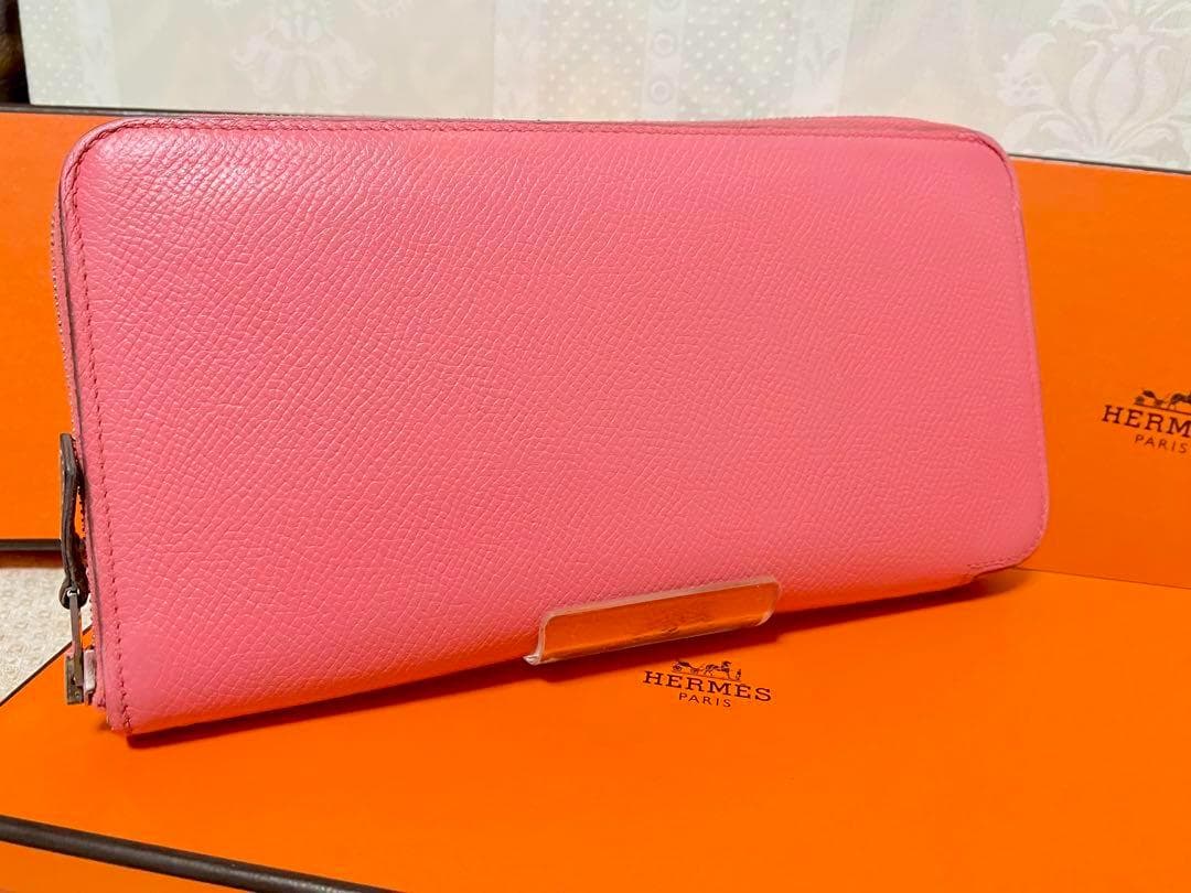 エルメス　アザップロング　シルクイン　ラウンドファスナー