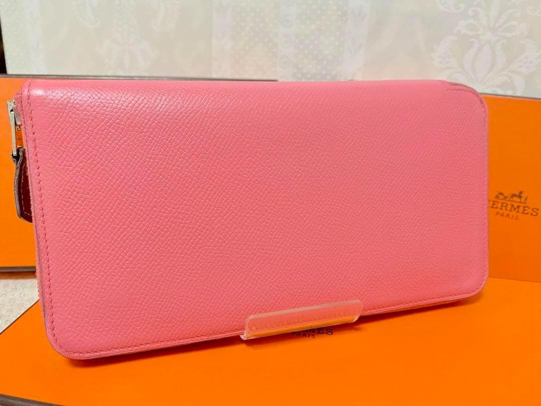 エルメス　アザップロング　シルクイン　ラウンドファスナー