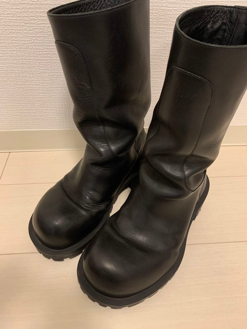 格安　売り切り！　バレンシアガ　ハマー　hummer レザーブーツ　革靴　39