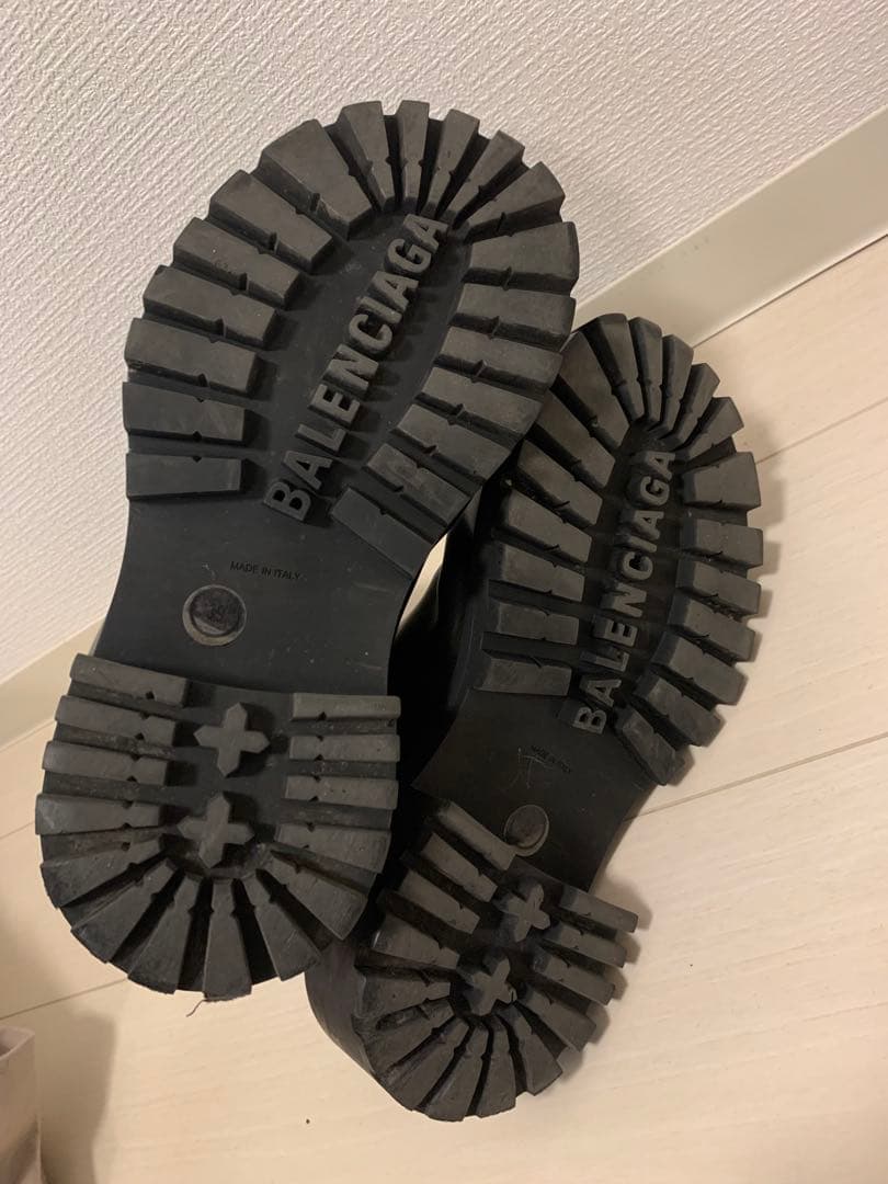 格安　売り切り！　バレンシアガ　ハマー　hummer レザーブーツ　革靴　39