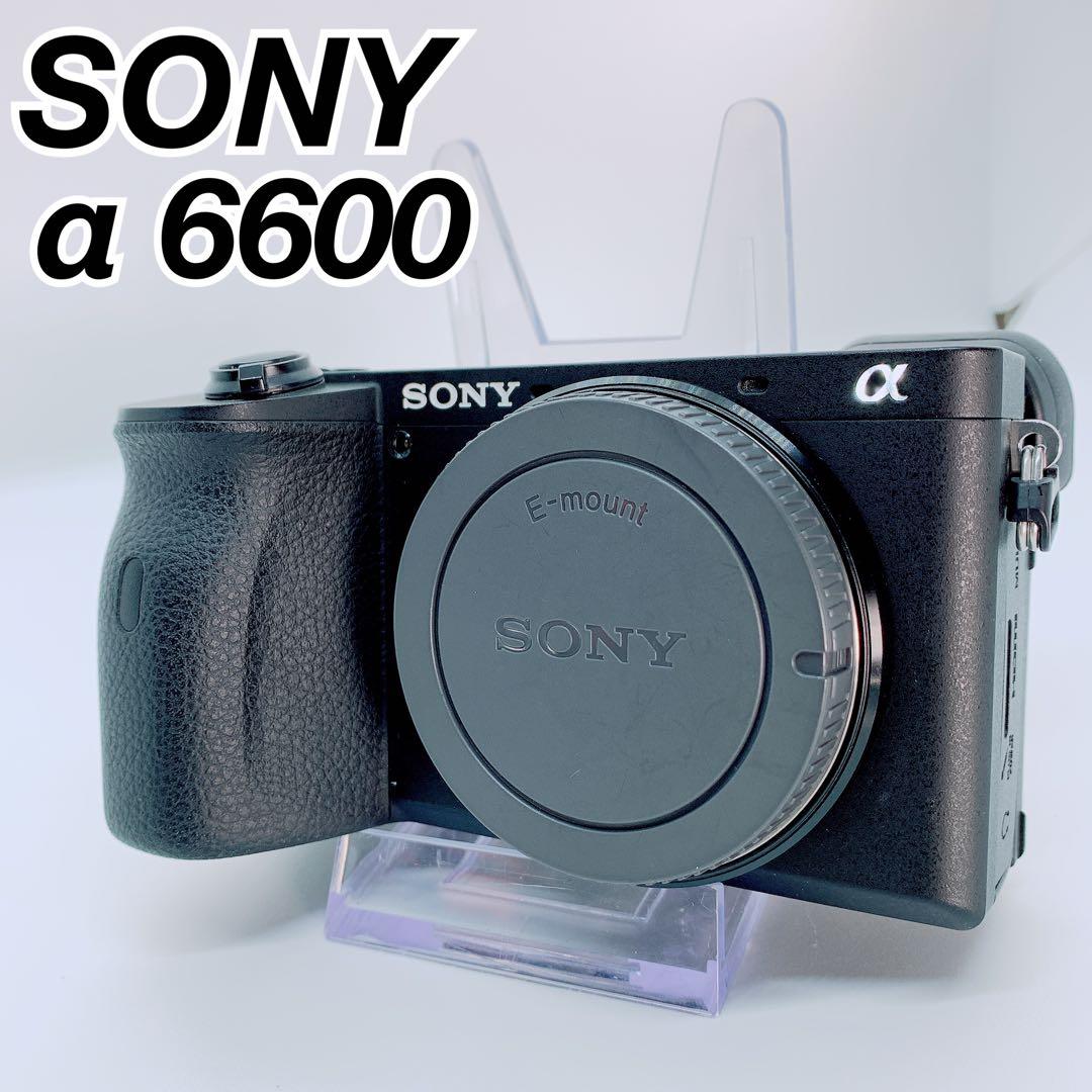 SONY ミラーレス一眼　a6600 ソニー　本体　ブラック　C0245