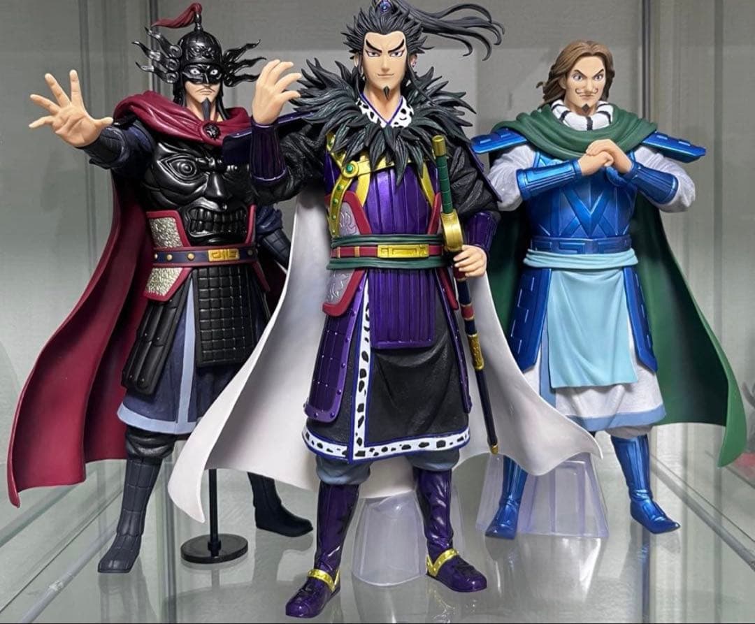 キングダム　一番くじ　桓騎　騰　王翦　フィギュアセット 箱あり
