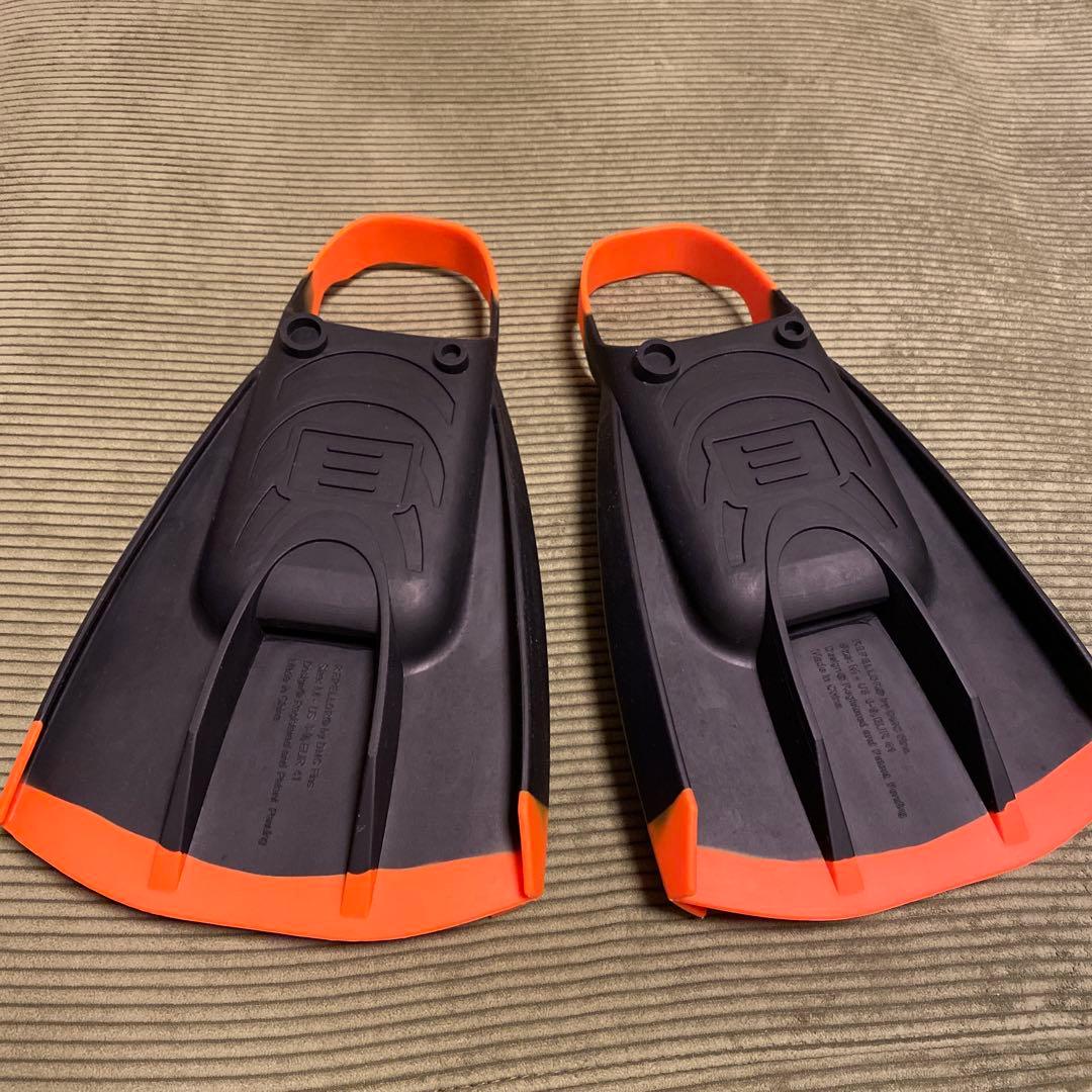 DMC ボディボードフィン ブラック/オレンジ