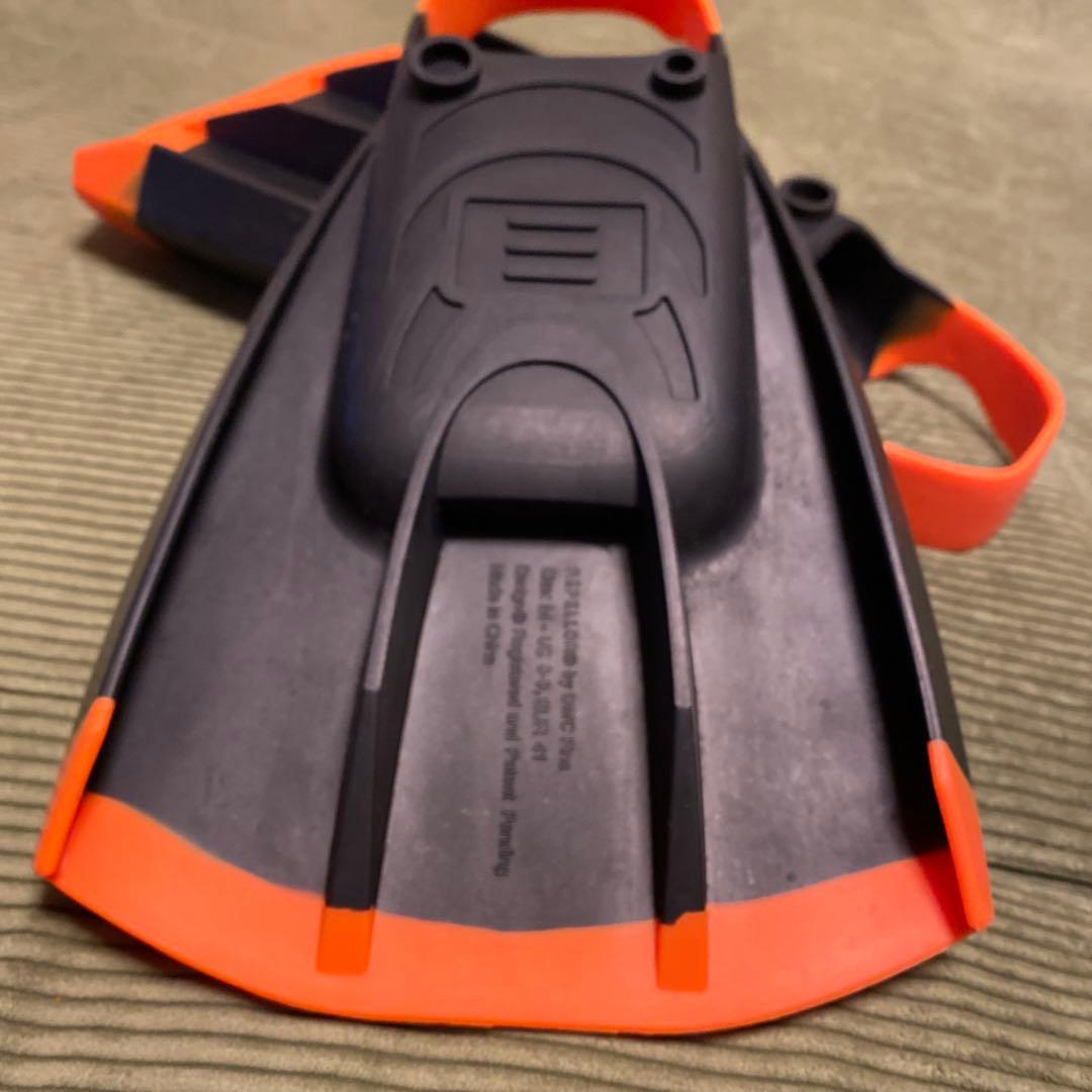 DMC ボディボードフィン ブラック/オレンジ