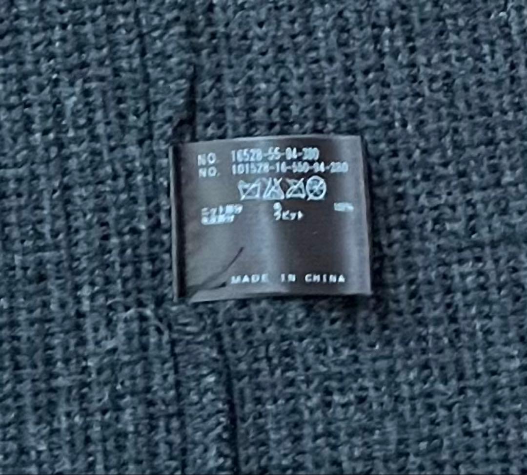 ダークグレー ファーベスト フリーサイズ