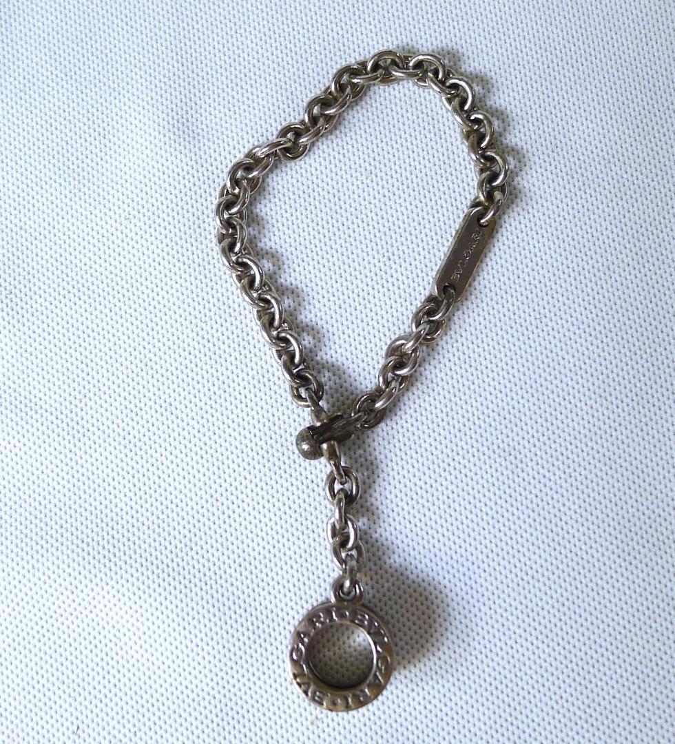 ユニセックス●【ブルガリ】BZERO1シルバー925キーチェーン●