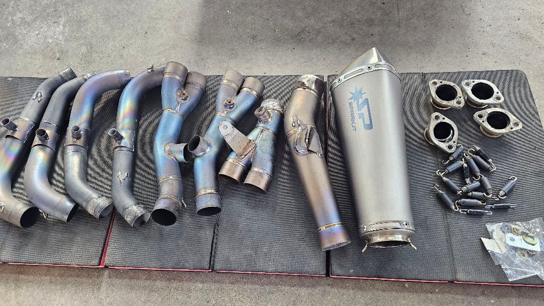 ヤマハ　YZF-R6 SPARKチタンフルエキ