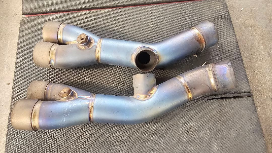 ヤマハ　YZF-R6 SPARKチタンフルエキ