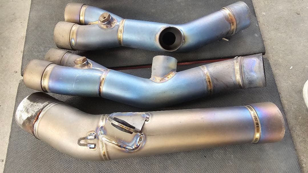 ヤマハ　YZF-R6 SPARKチタンフルエキ