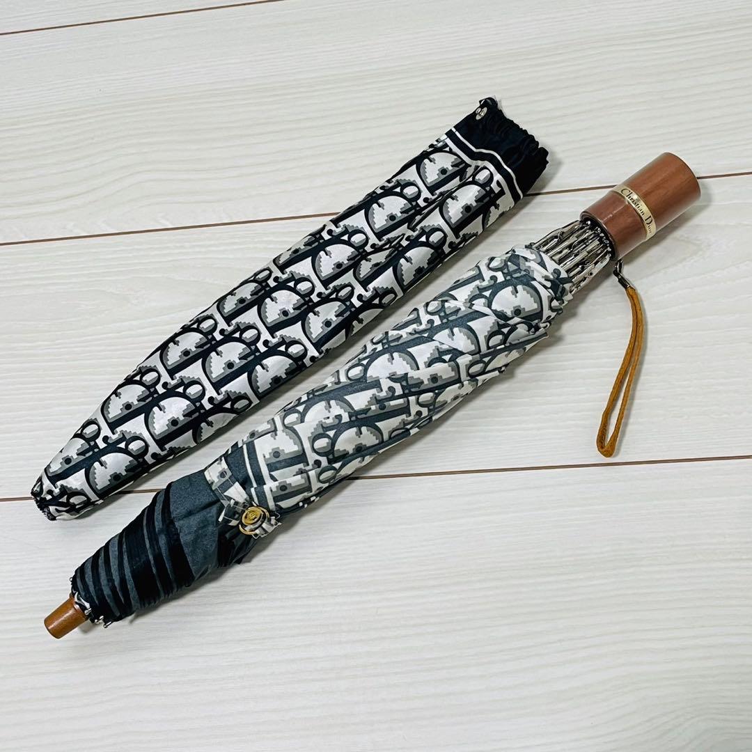 Christian Dior クリスチャンディオール　折りたたみ傘　トロッター