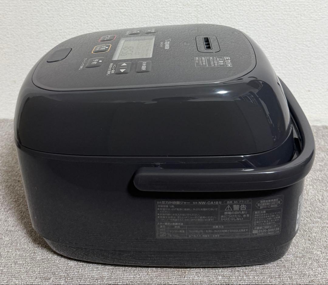 【美品】象印 極め炊き 大火力＆高圧力 炊飯ジャーNW-CA18 動作保証