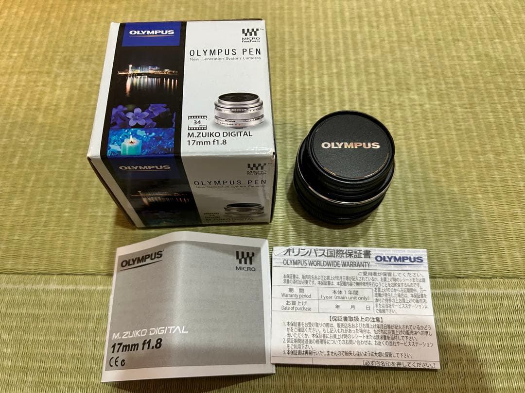 M.ZUIKO DIGITAL 17mm F1.8 純正メタルフード付き