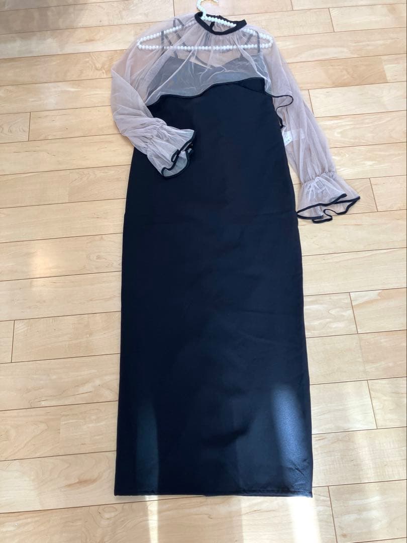 【新品 未使用 タグ付き】MANY WAY AIRY VEIL DRESS M