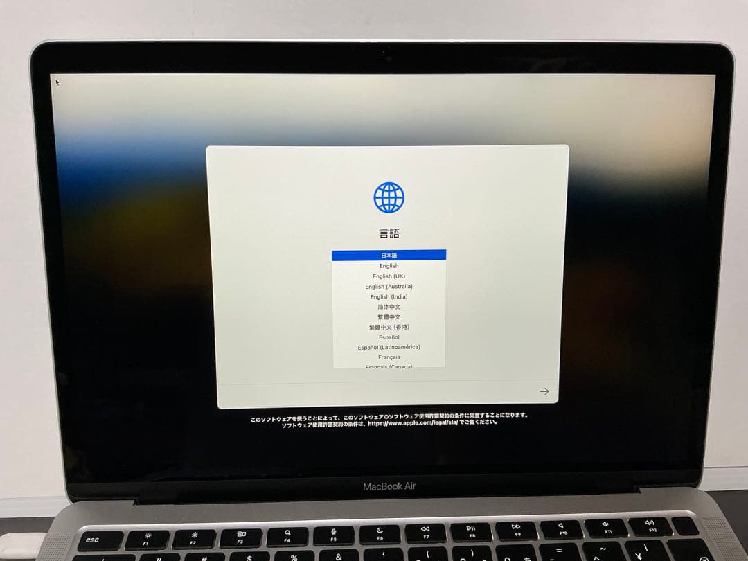 MacBook本体 MacBook Air M1 2020 16GB
