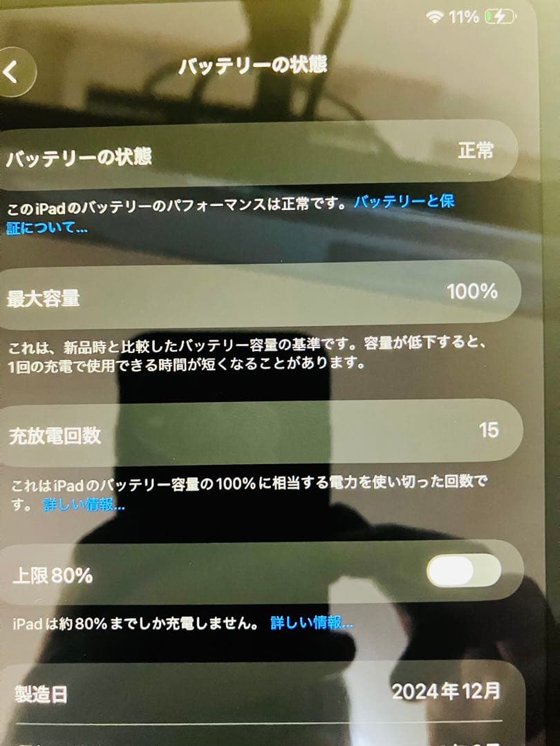 11インチ iPad Air M3 Wi-Fi 128GB ブルー