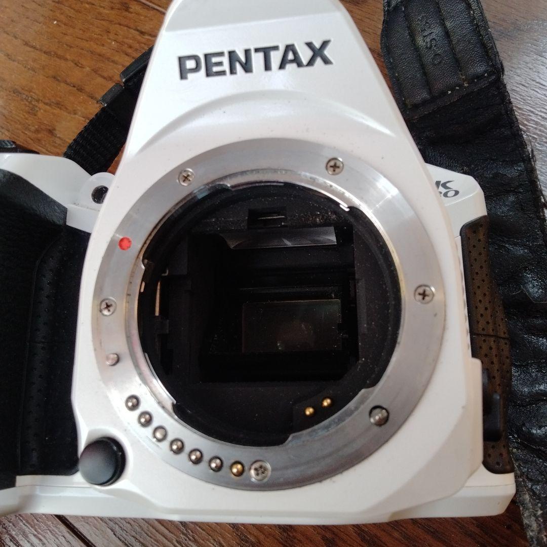 PENTAX K-30 デジタル一眼レフカメラ ホワイト　黒死病ジャンク品