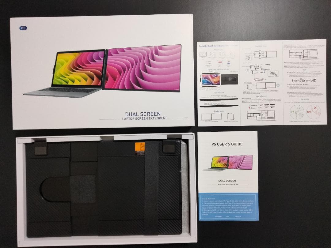 新品未使用 デュアルモニター 15.6インチ 1080P 縦画面 対応に適用