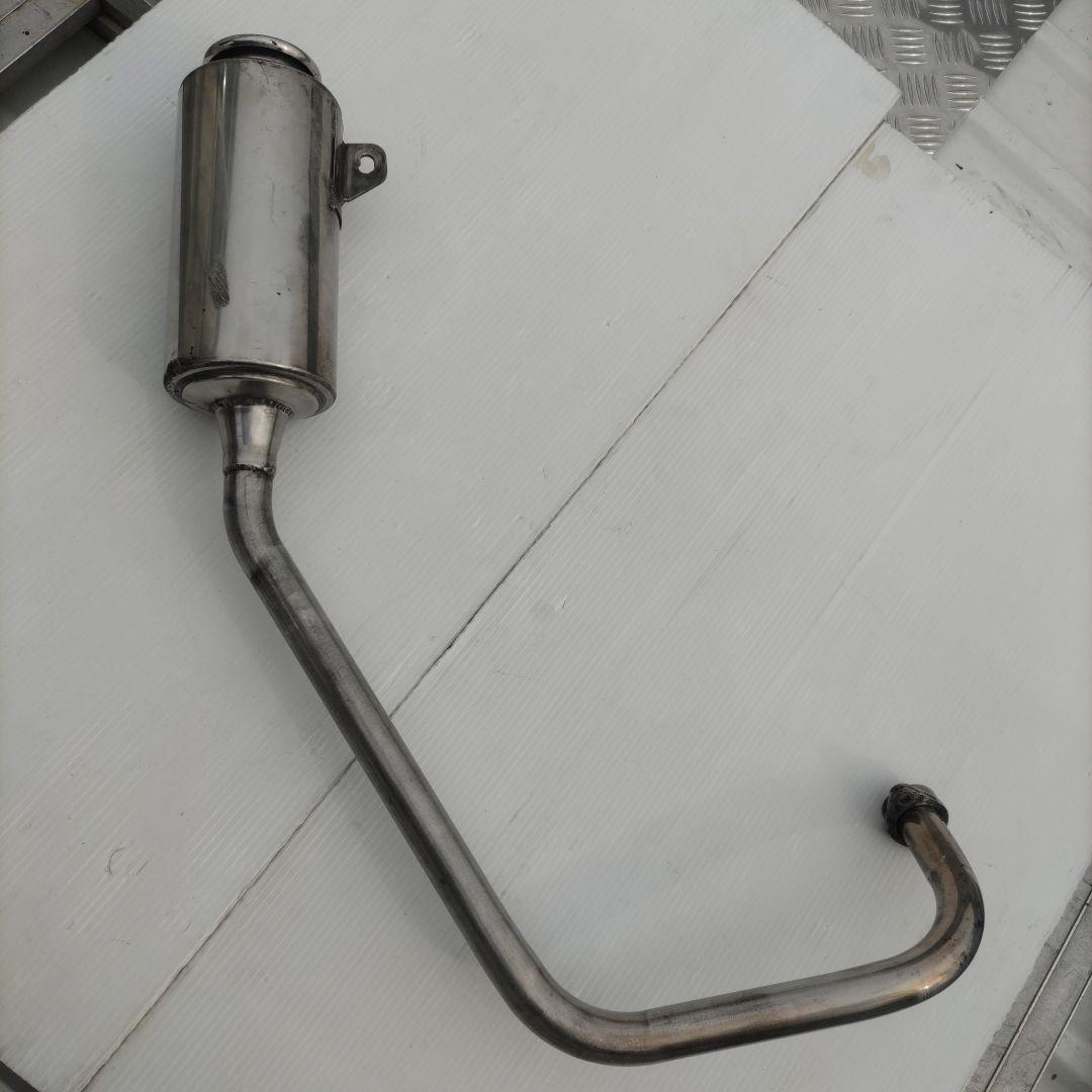 エイプ100　ハリケーン製ファットボフマフラー