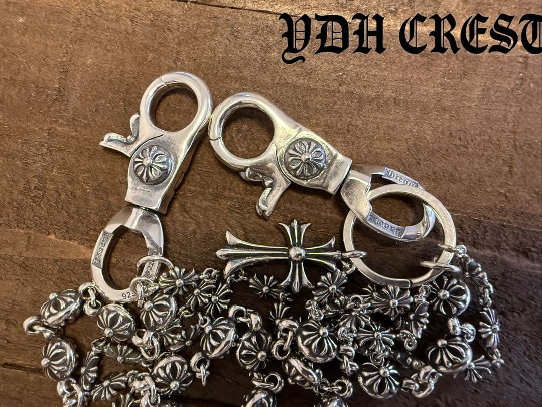 ★WWWCHAN　ウォレットチェーン　ダブルクロス＆ウォレットチェーン　刻印有り