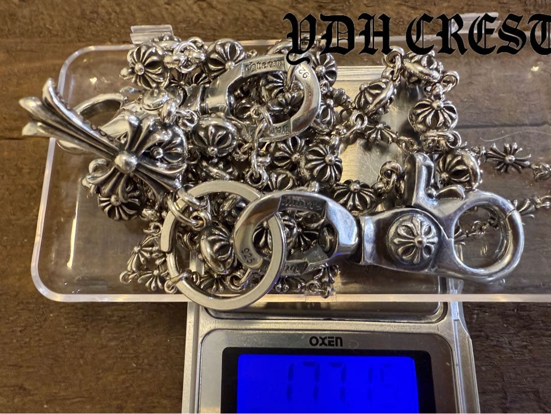 ★WWWCHAN　ウォレットチェーン　ダブルクロス＆ウォレットチェーン　刻印有り