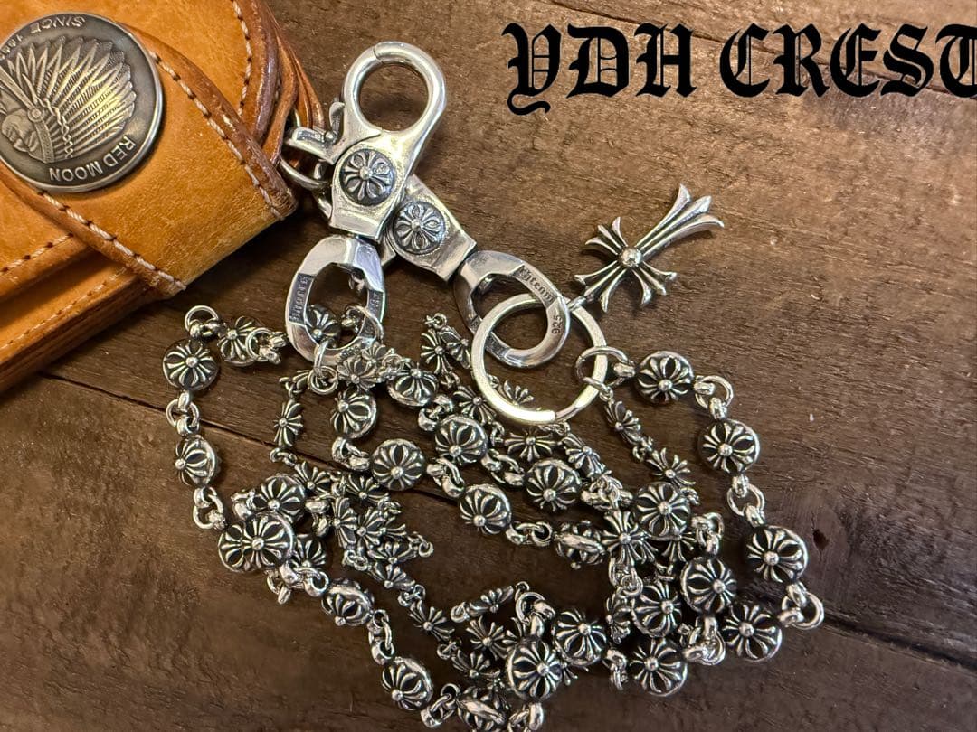 ★WWWCHAN　ウォレットチェーン　ダブルクロス＆ウォレットチェーン　刻印有り