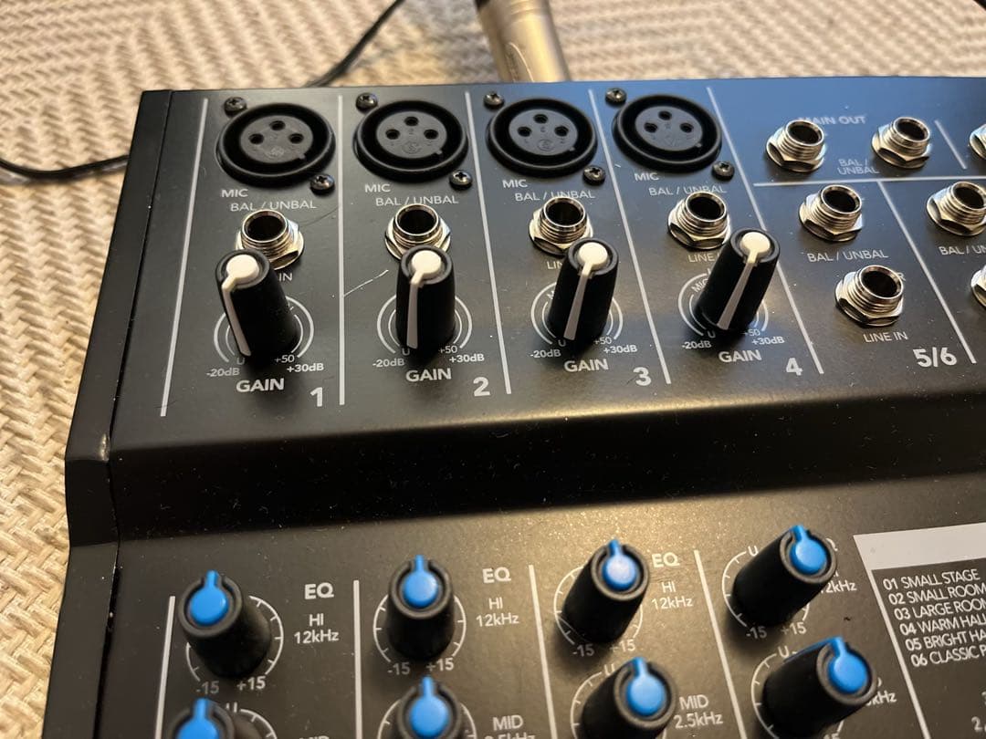 りえ様用 Mackie Mix12FX アナログミキサー エフェクト内蔵