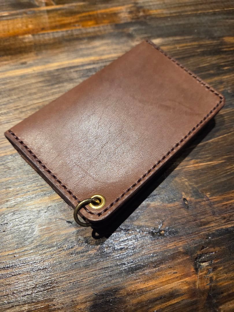 トラッカーウォレットミドル　ブラウン