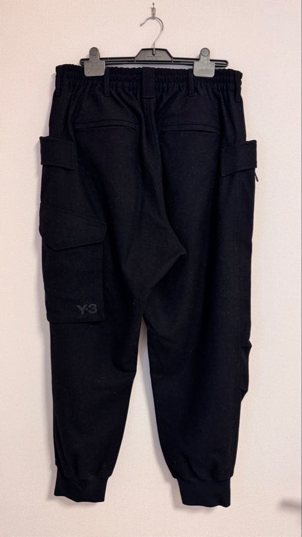 Y-3 黒 カーゴパンツ Mサイズ