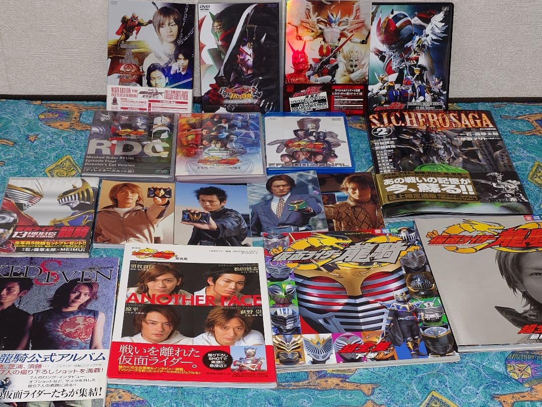 仮面ライダー龍騎DVDBlu-Ray書籍・電王DVD・響・キバ・HEROSAGA