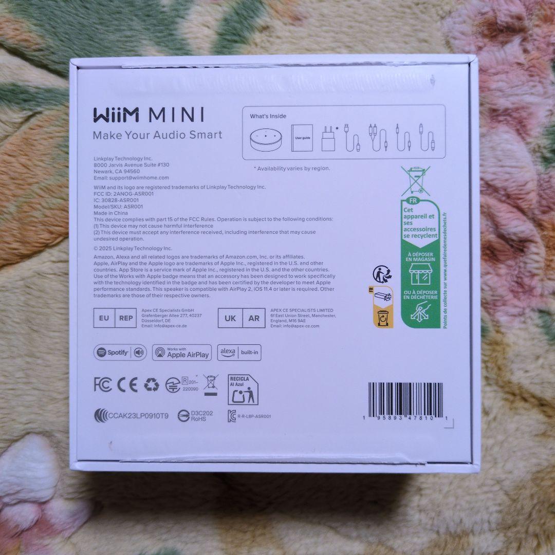 ポータブルプレーヤー WiiM mini