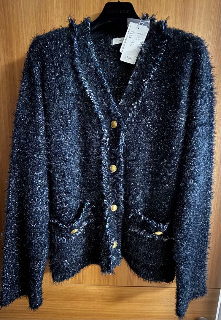 suadeo ❤️新品タグ付き❤️ ツイードニットジャケット