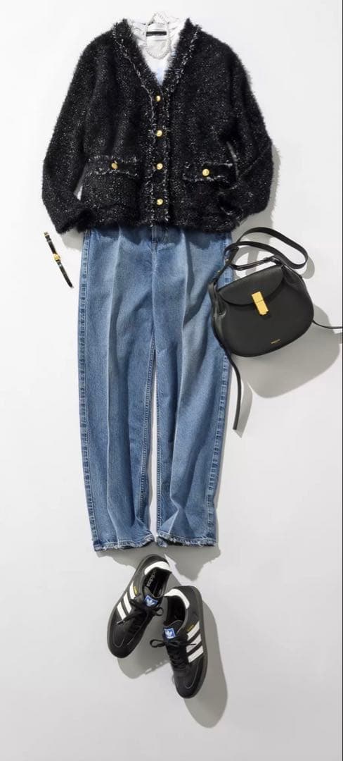 suadeo ❤️新品タグ付き❤️ ツイードニットジャケット