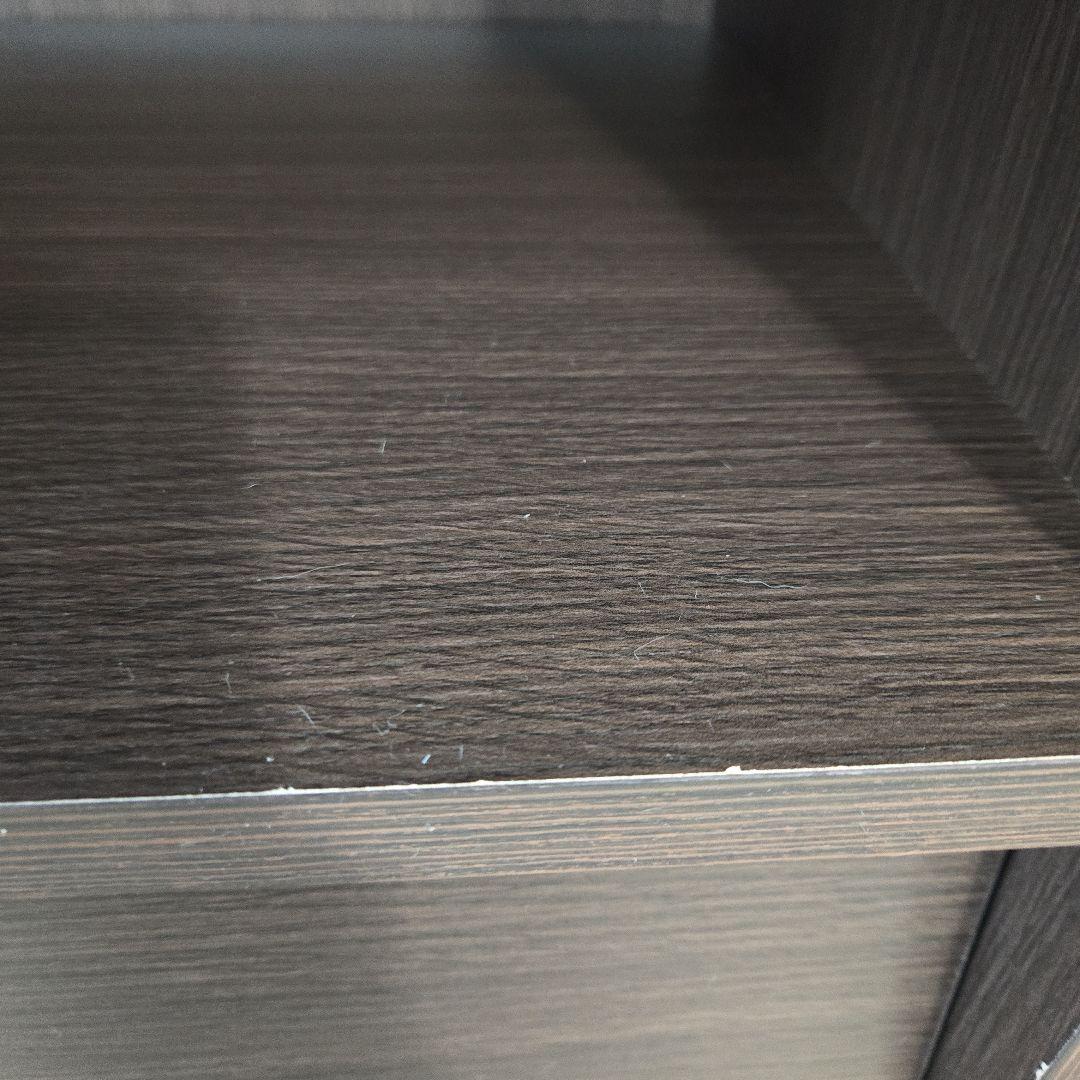 ニトリ　フラップ書棚ファルダ　80 ダークブラウン　本棚　NITORI