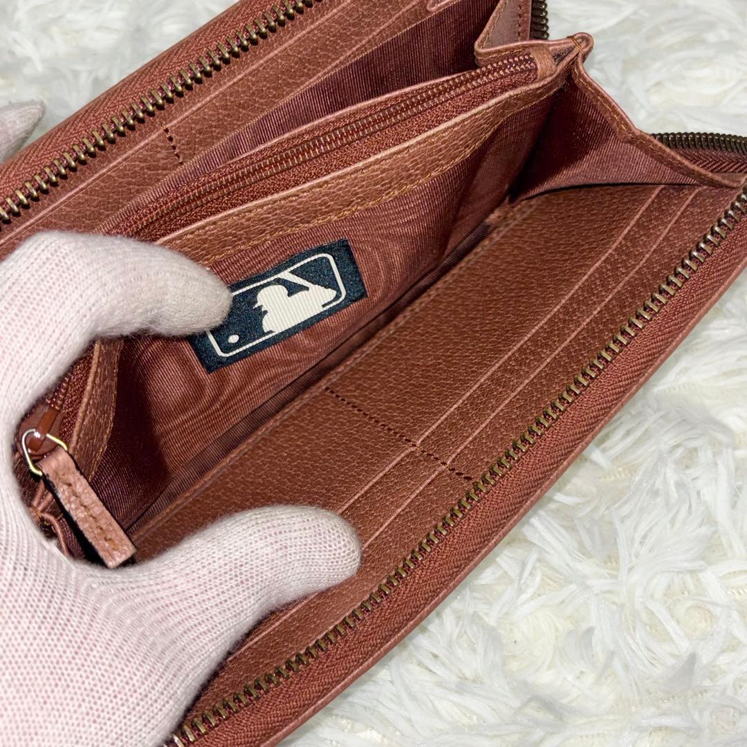 あたま　グッチ　長財布　ニューヨークヤンキース　GGキャンバス